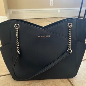 Michael Kors Navy Tote Bag